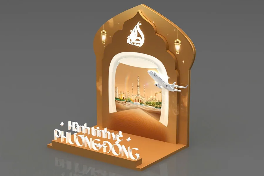 Thi công Booth sự kiện "Hành trình về phương Đông"