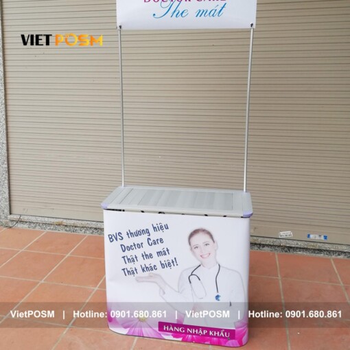 Sampling Kiosk Booth sampling nhôm | Quầy bán hàng di động TPHCM giá rẻ