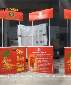 Booth sampling nhựa 2