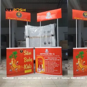 Booth sampling nhựa 2