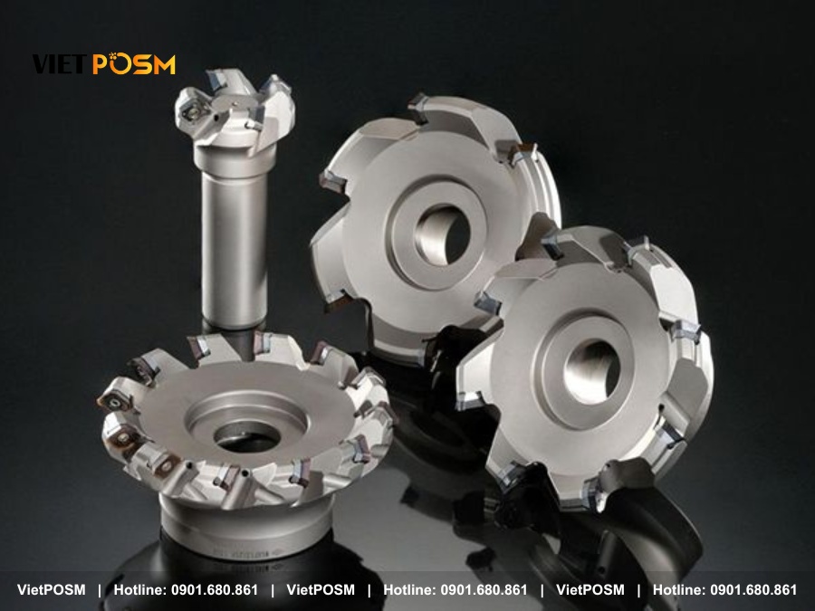 Các loại dao phay CNC thông dụng - Dao phay mặt đầu CNC