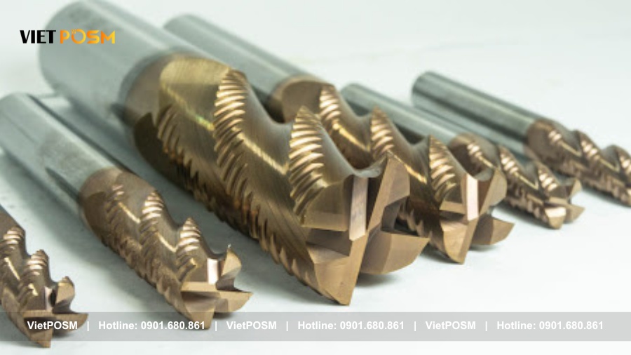 Các loại dao phay CNC thông dụng - Dao phay phá thô CNC