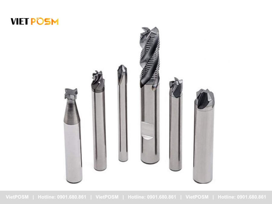 Các loại dao phay CNC thông dụng - Dao phay trụ CNC