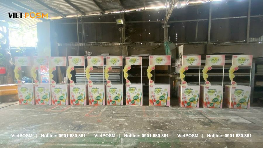 Gia công sản xuất booth bán hàng tại VietPOSM