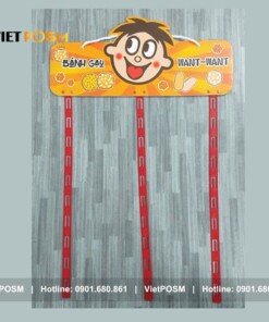 Hanger dây nhựa, hanger vỉ treo sản phẩm quảng cáo