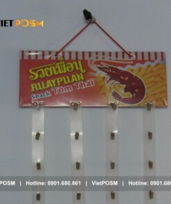 Hanger kẹp sắt, hanger sắt quảng cáo 3