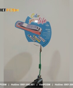 Wobbler kẹp lò xo quảng cáo