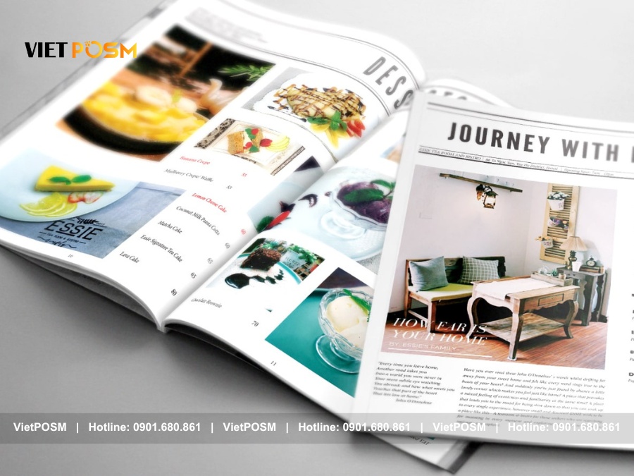 Brochure nhiều trang được các doanh nghiệp ưa chuộng