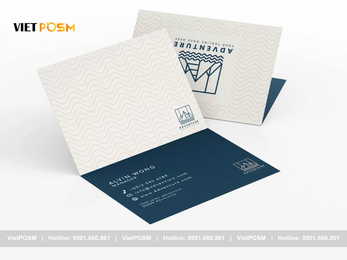 Mẫu name card tối giản, hiện đại cho doanh nhân