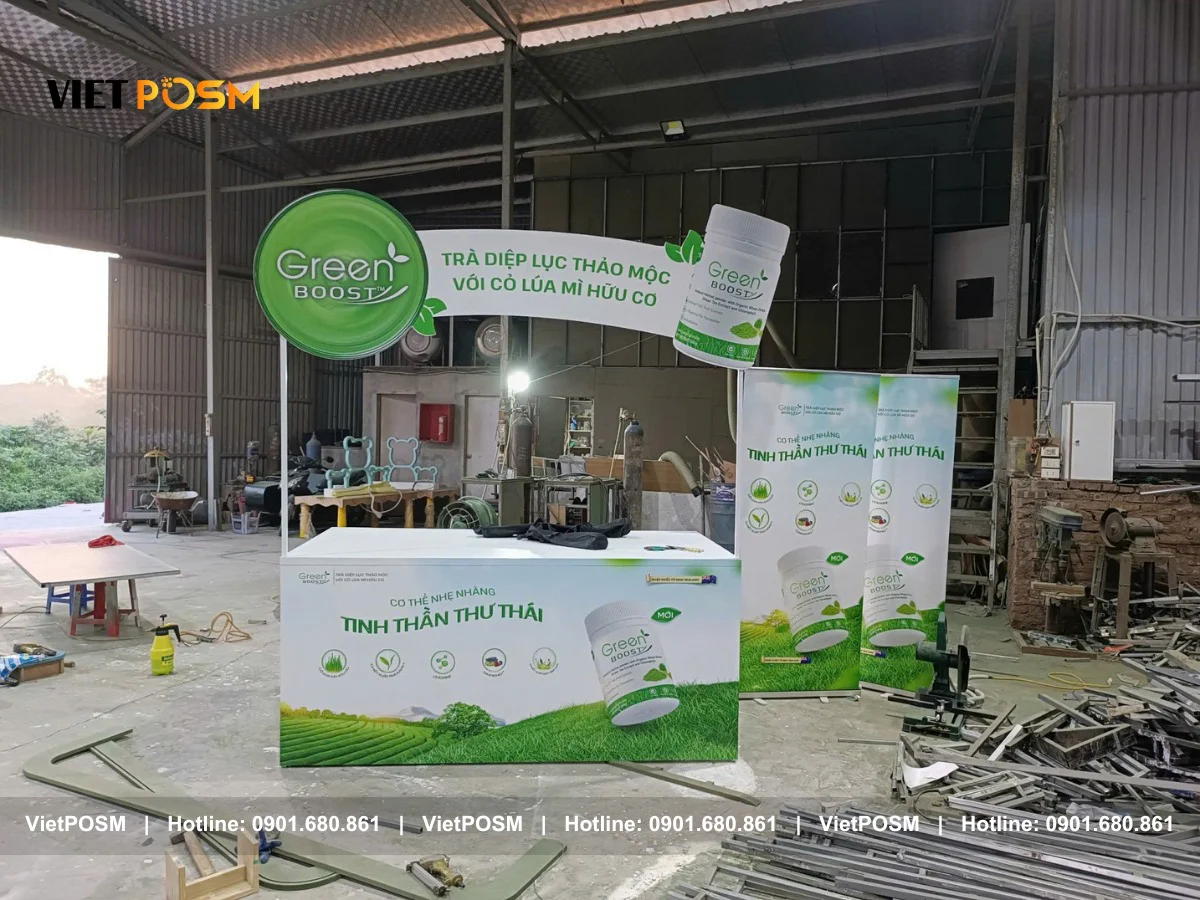 Việt POSM chuyên cung cấp booth sự kiện uy tín, giá rẻ