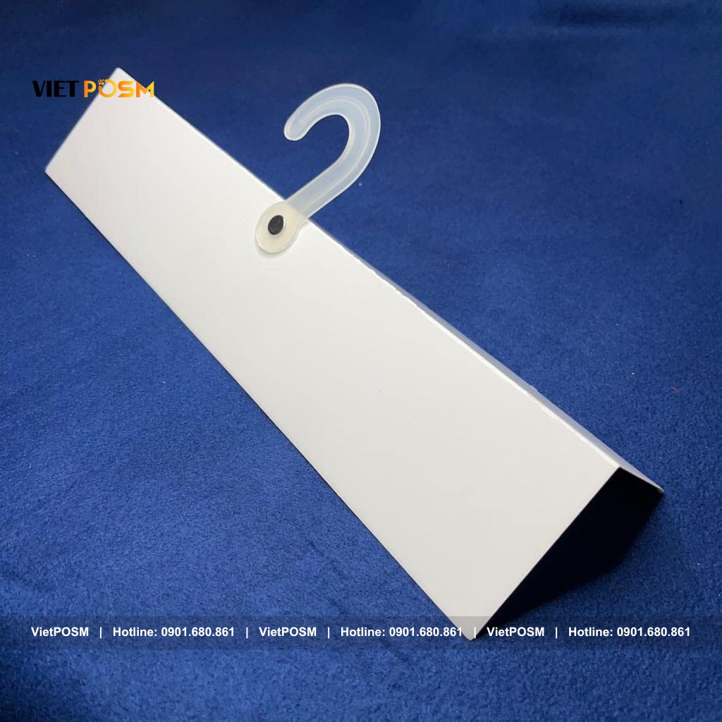 Hanger giấy treo mẫu vải trơn không in ấn