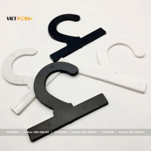 Móc treo hanger treo mẫu vải bằng nhựa