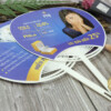 Quạt nhựa quảng cáo cầm tay, in quạt theo yêu cầu 1