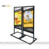 Standee Chân Sắt Quảng Cáo Khung 0.6x1.6m
