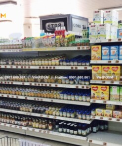 Giá kệ trưng bày sữa bền đẹp tại TPHCM