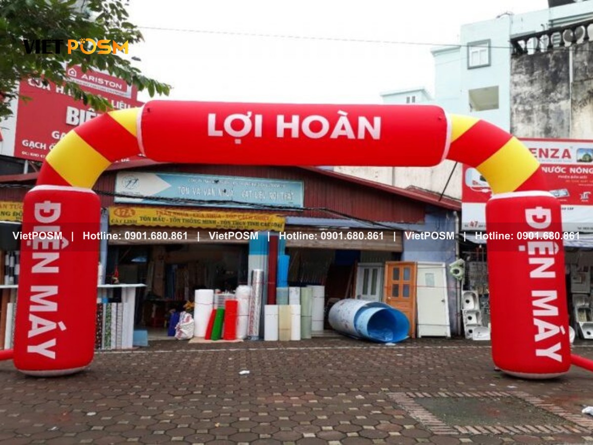 Sản xuất cổng chào, cổng hơi, rối hơi