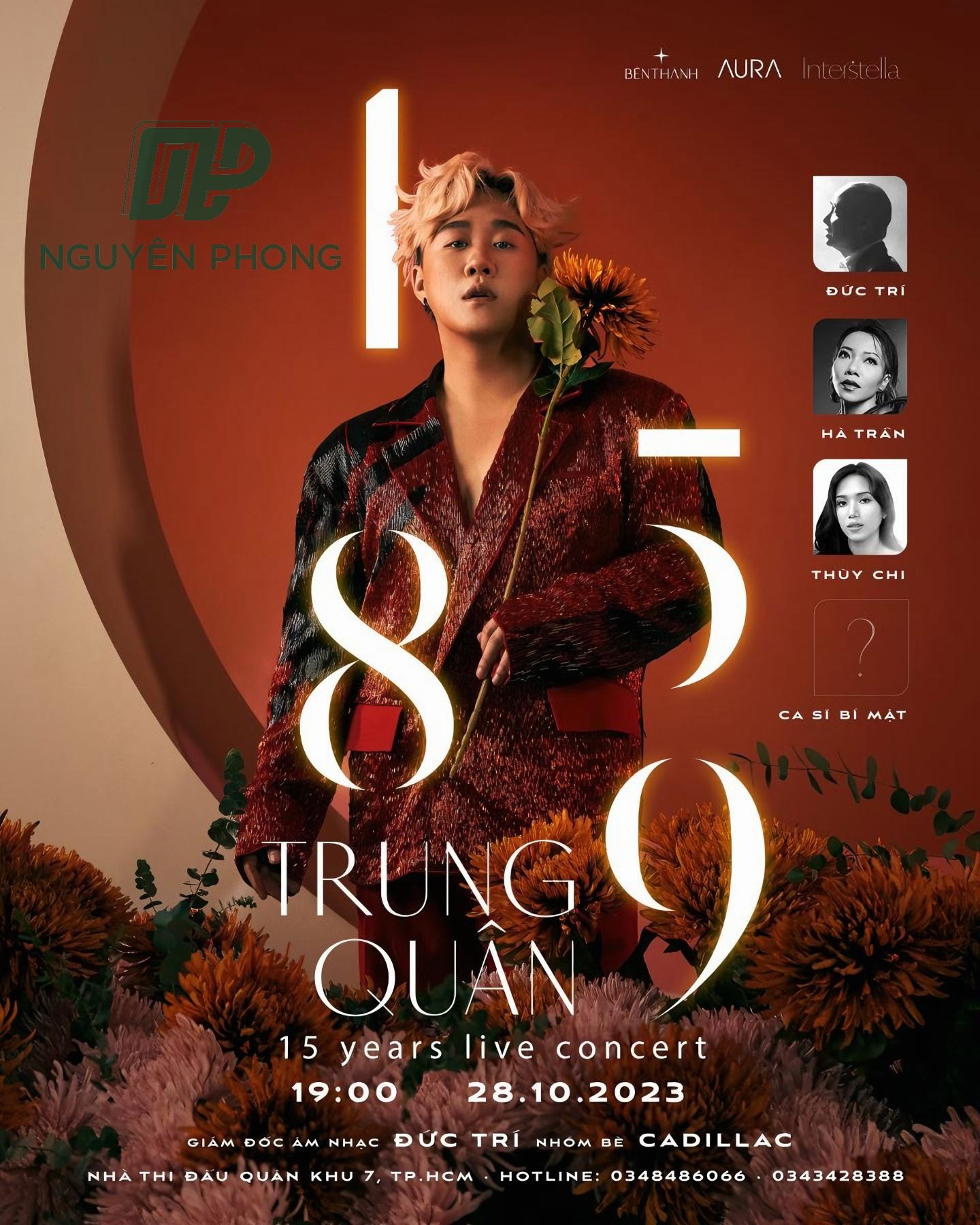 Poster concert âm nhạc Trung Quân idol