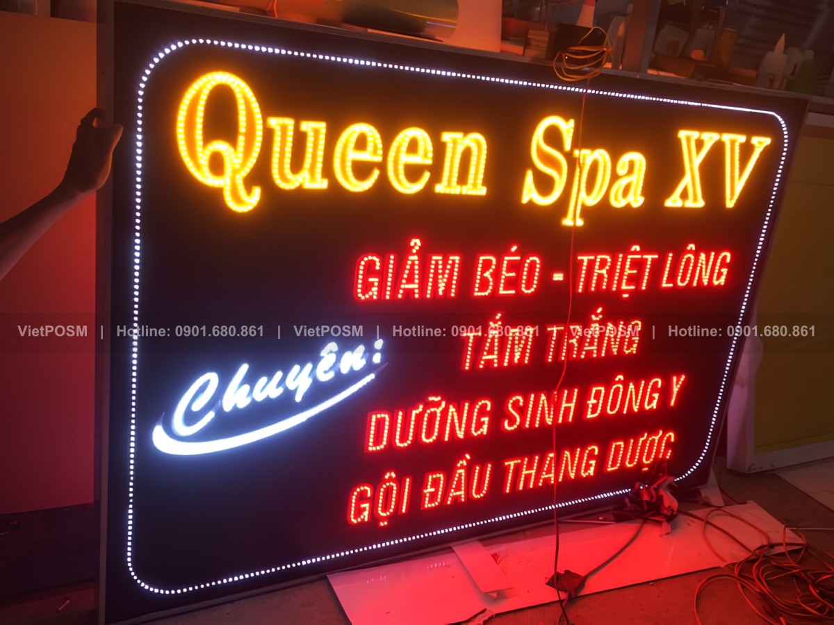 Gia công hộp đèn led điện tử