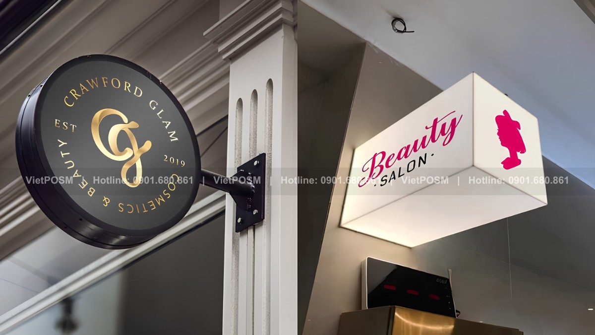 Mẫu hộp đèn spa phổ biến hiện nay
