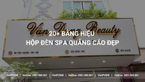 20+ Bảng hiệu Hộp đèn Spa quảng cáo đẹp