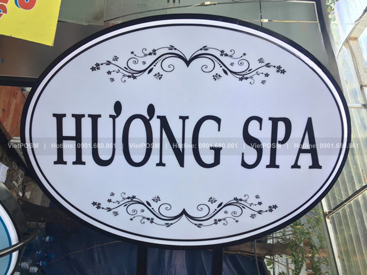 Hộp đèn hút nổi 3D spa